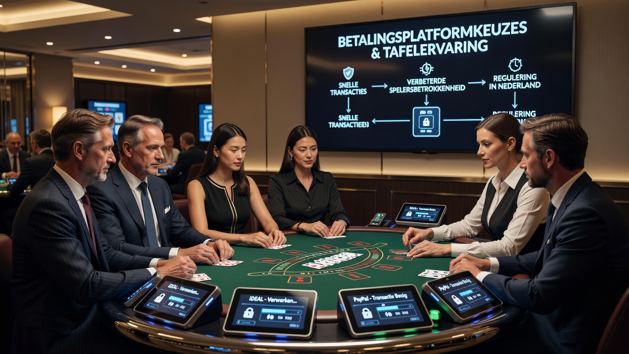 Grafiek van transactievolumes en impact op live casino sessies in Nederland